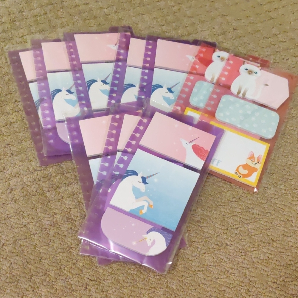 Unicorn and Animal Themed Stationery Set